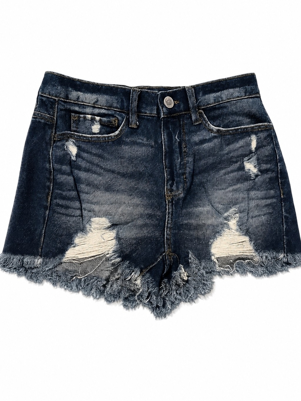 NWOT So Distressed Blue Denim Shorts  (0150)